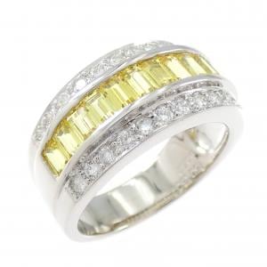 750WG サファイヤ リング 1.60CT