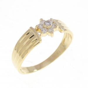 K18YG ダイヤモンド リング 0.10CT