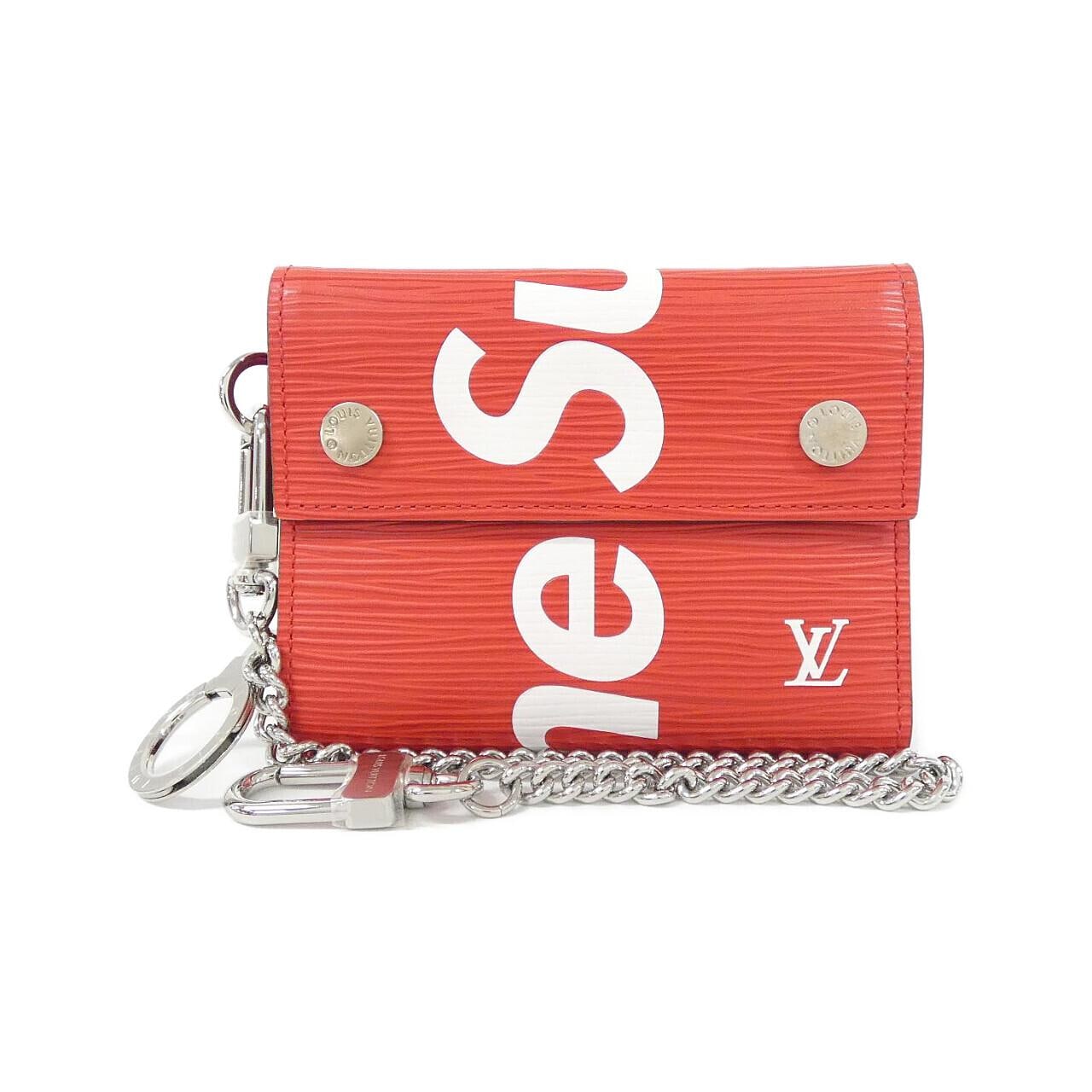 ルイヴィトン エピ(SUPREME) チェーン ウォレット M67755 財布
