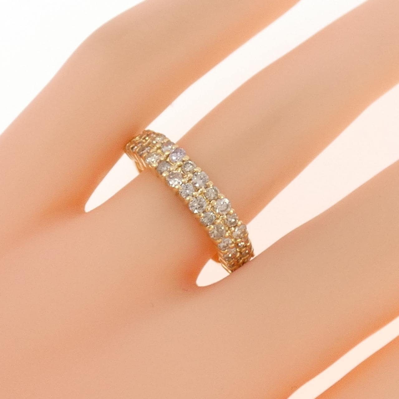K18YG ダイヤモンド リング 1.00CT
