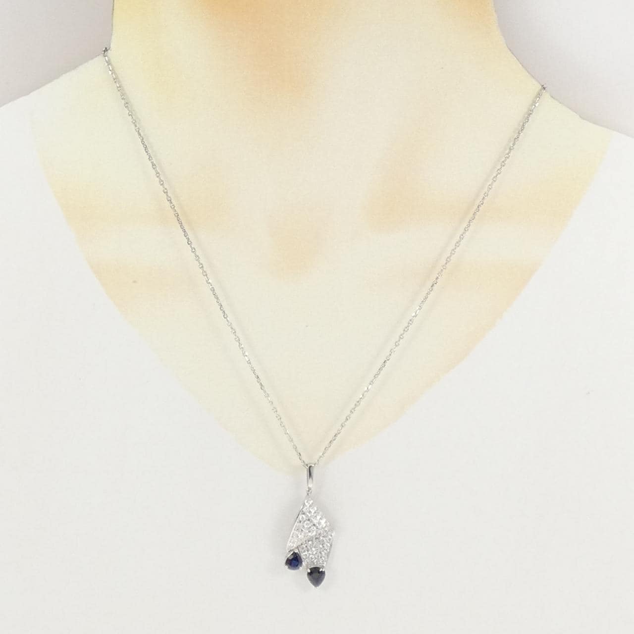 ミキモト サファイヤ ネックレス 1.73CT
