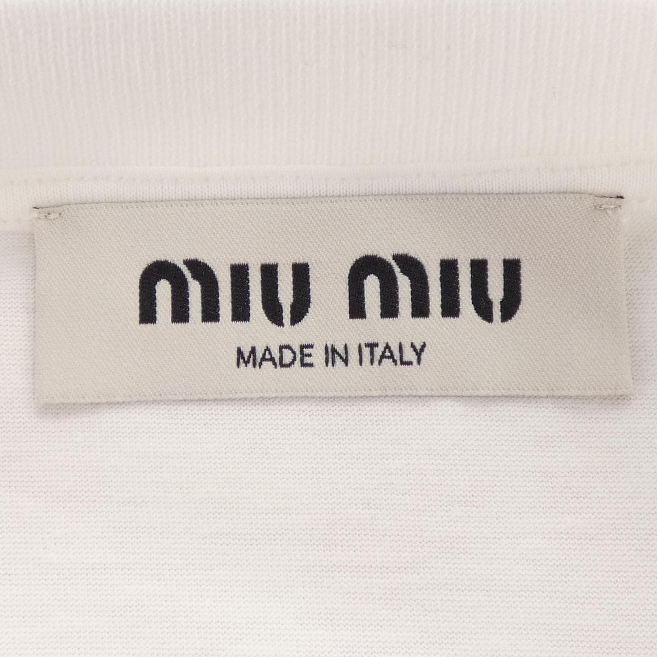 ミュウミュウ MIU MIU MJN379 102H Tシャツ