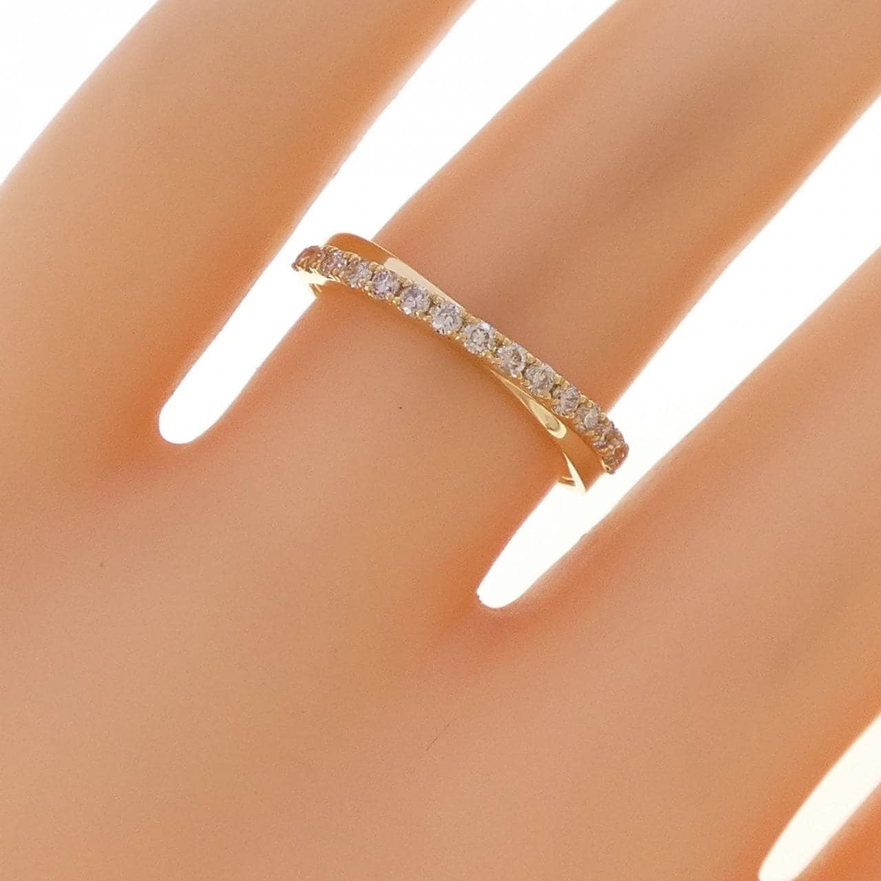 K18YG ダイヤモンド リング 0.20CT