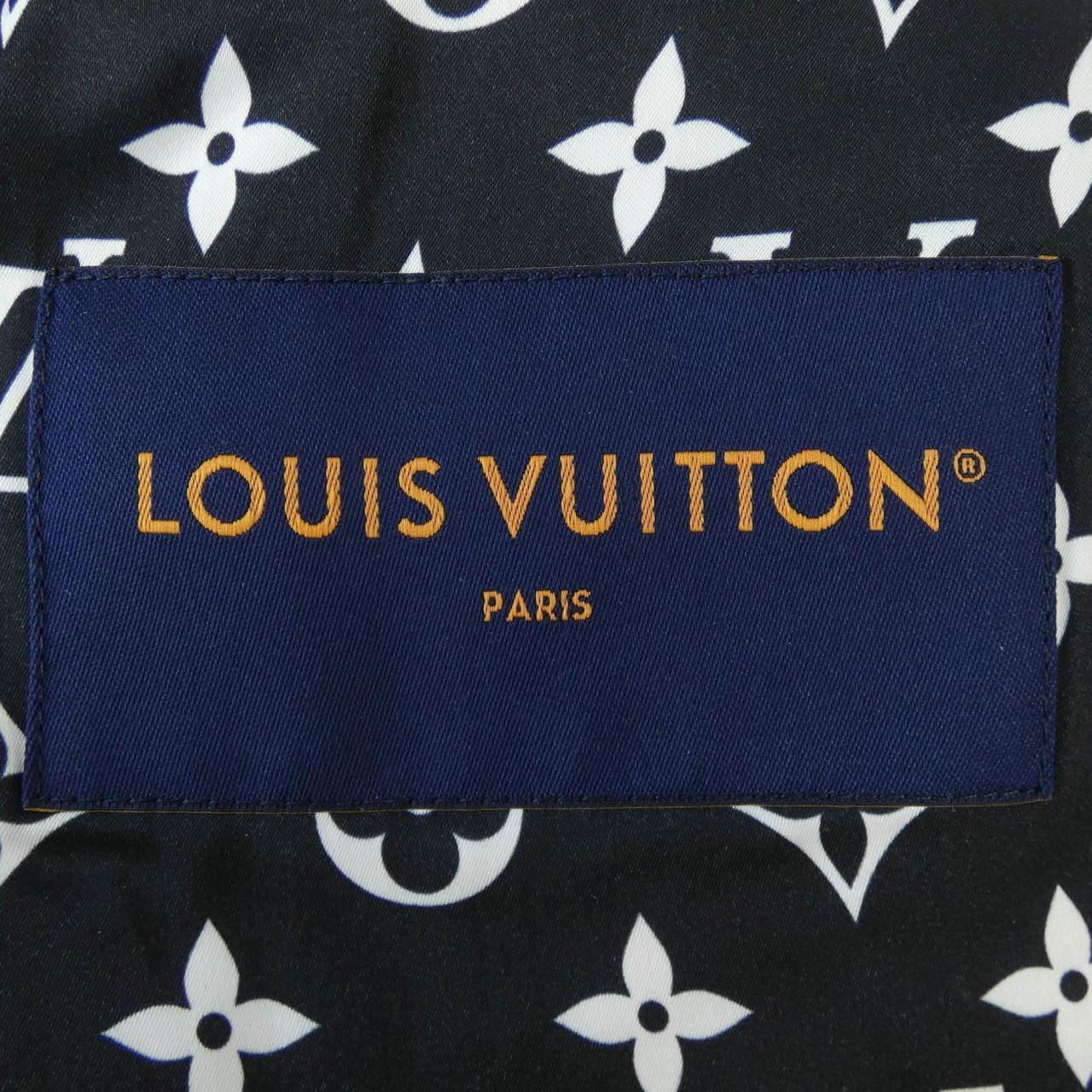 ルイヴィトン LOUIS VUITTON レザー シグネチャー バーシティジャケット HTL64EGIQ ブルゾン