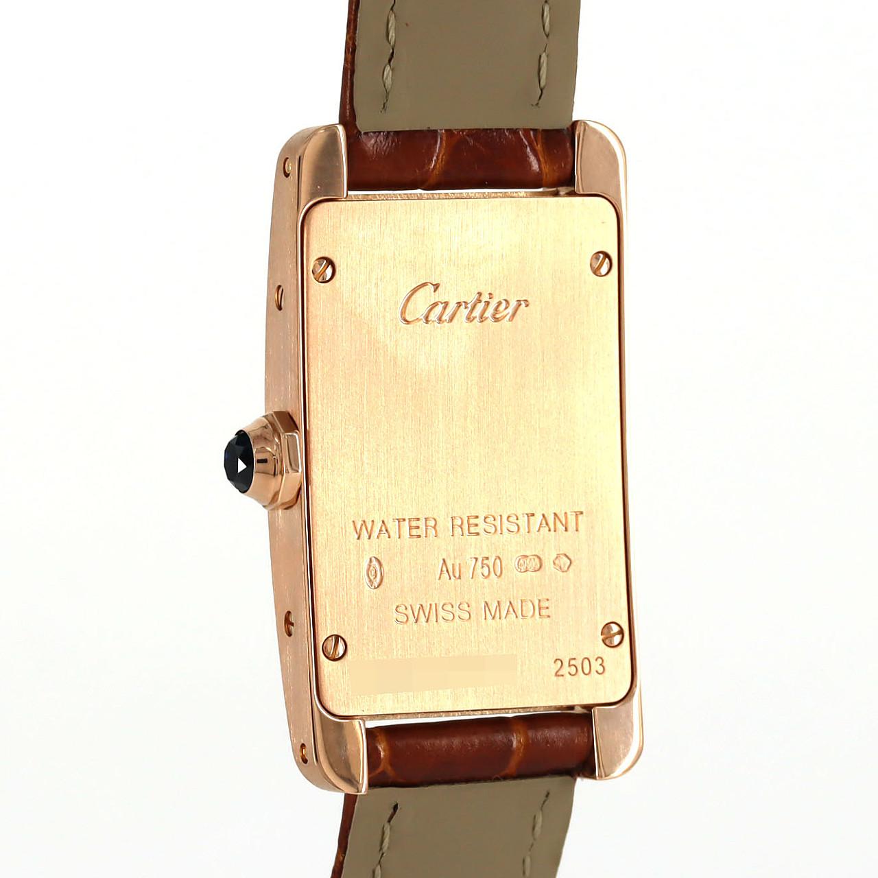 カルティエ タンクアメリカンSM PG W2607456 PG･RG クォーツ