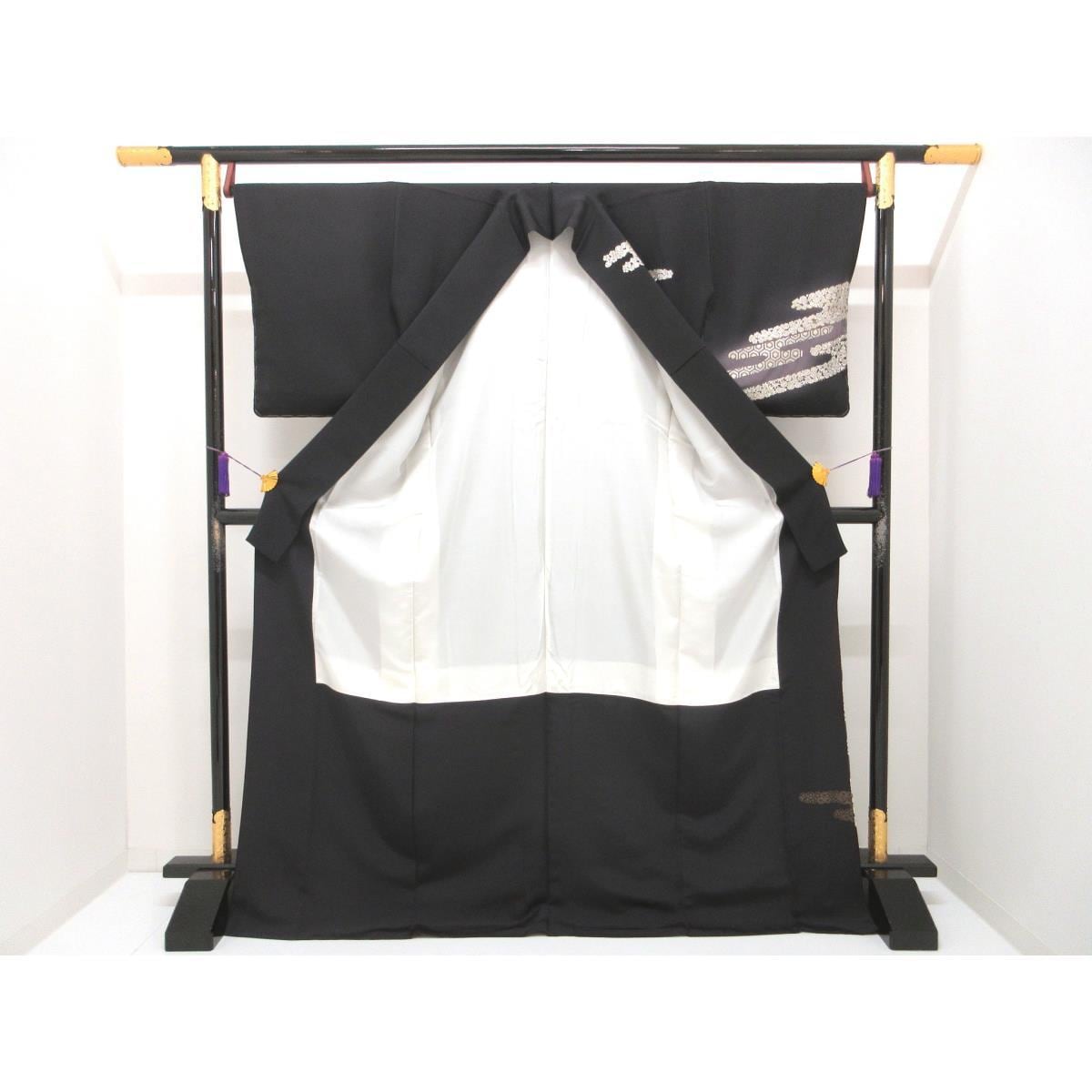 訪問着　刺繍加工　ボカシ染