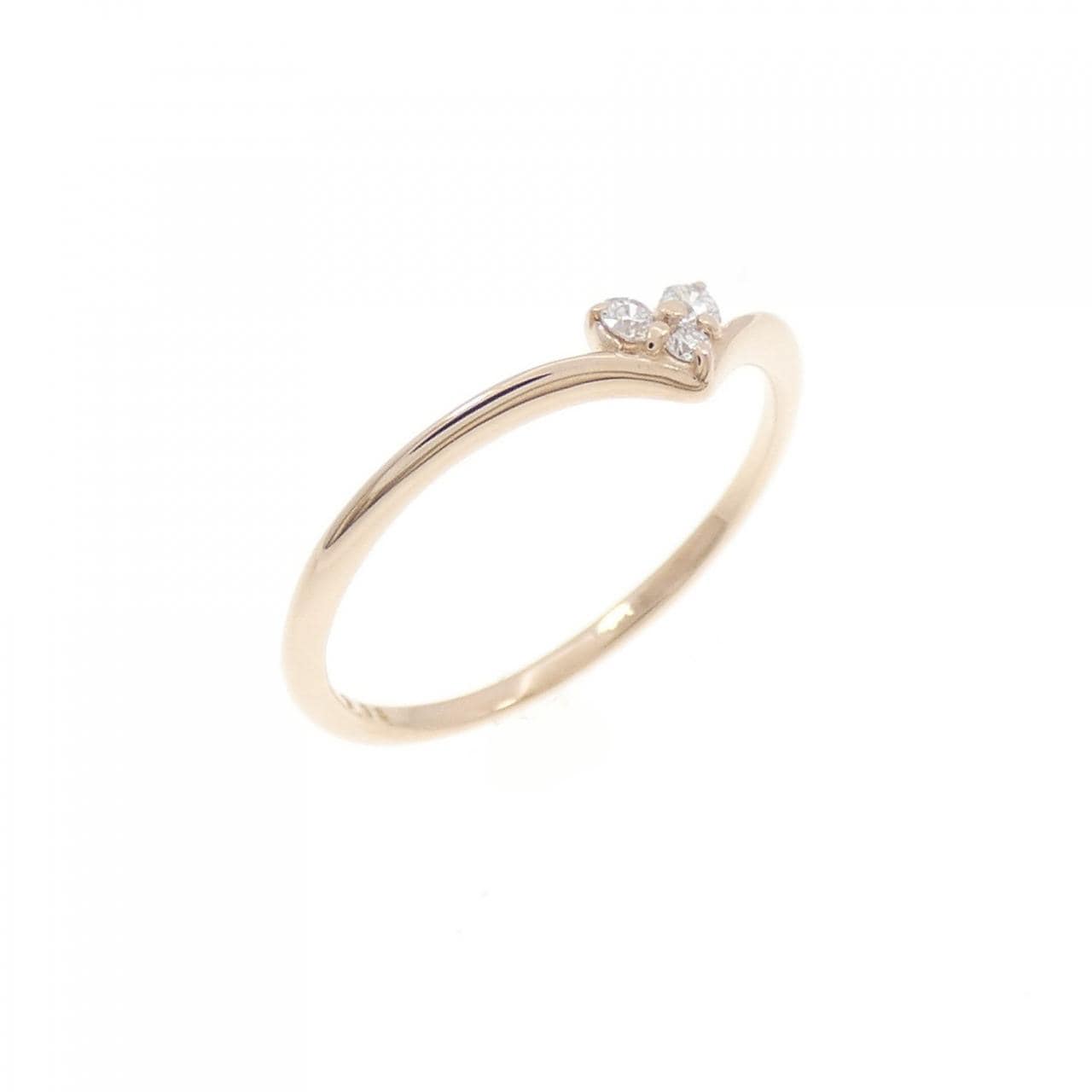 エテ ダイヤモンド ピンキー リング 0.08CT