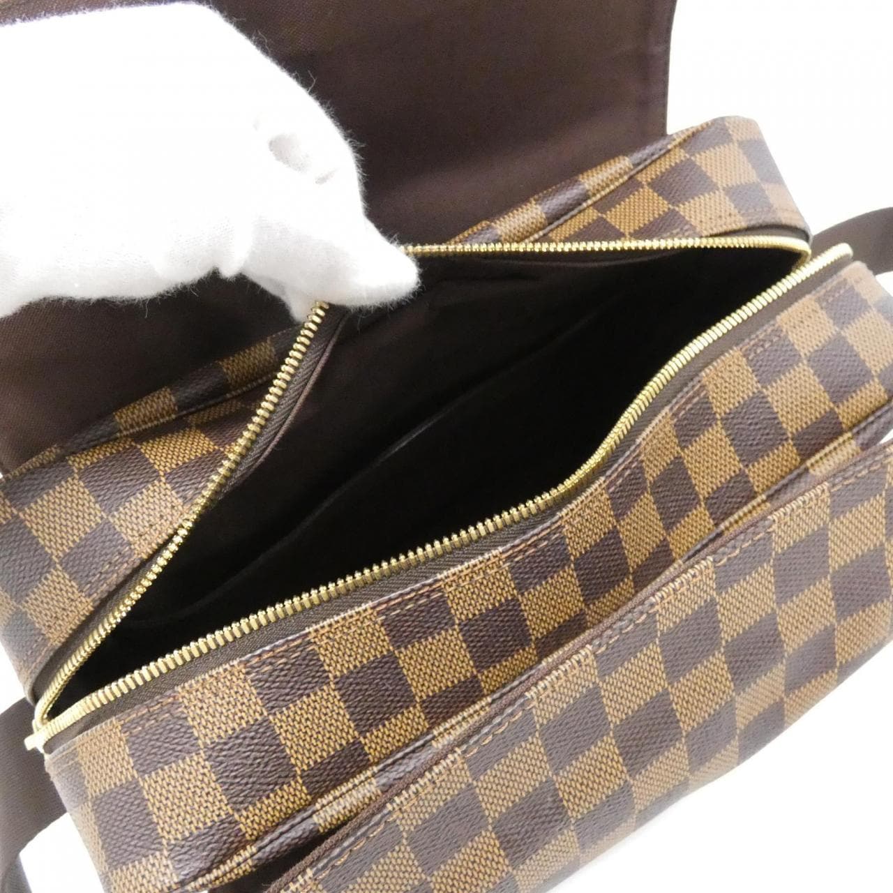 ルイヴィトン ダミエ ナヴィグリオ N45255 ショルダーバッグ