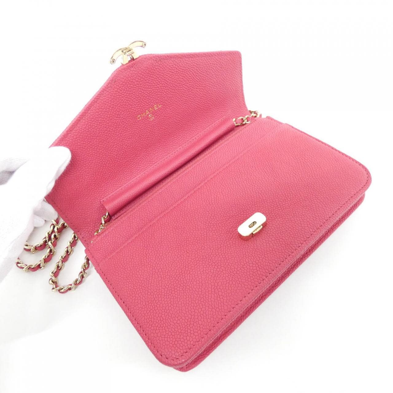 シャネル 84410 チェーンウォレット