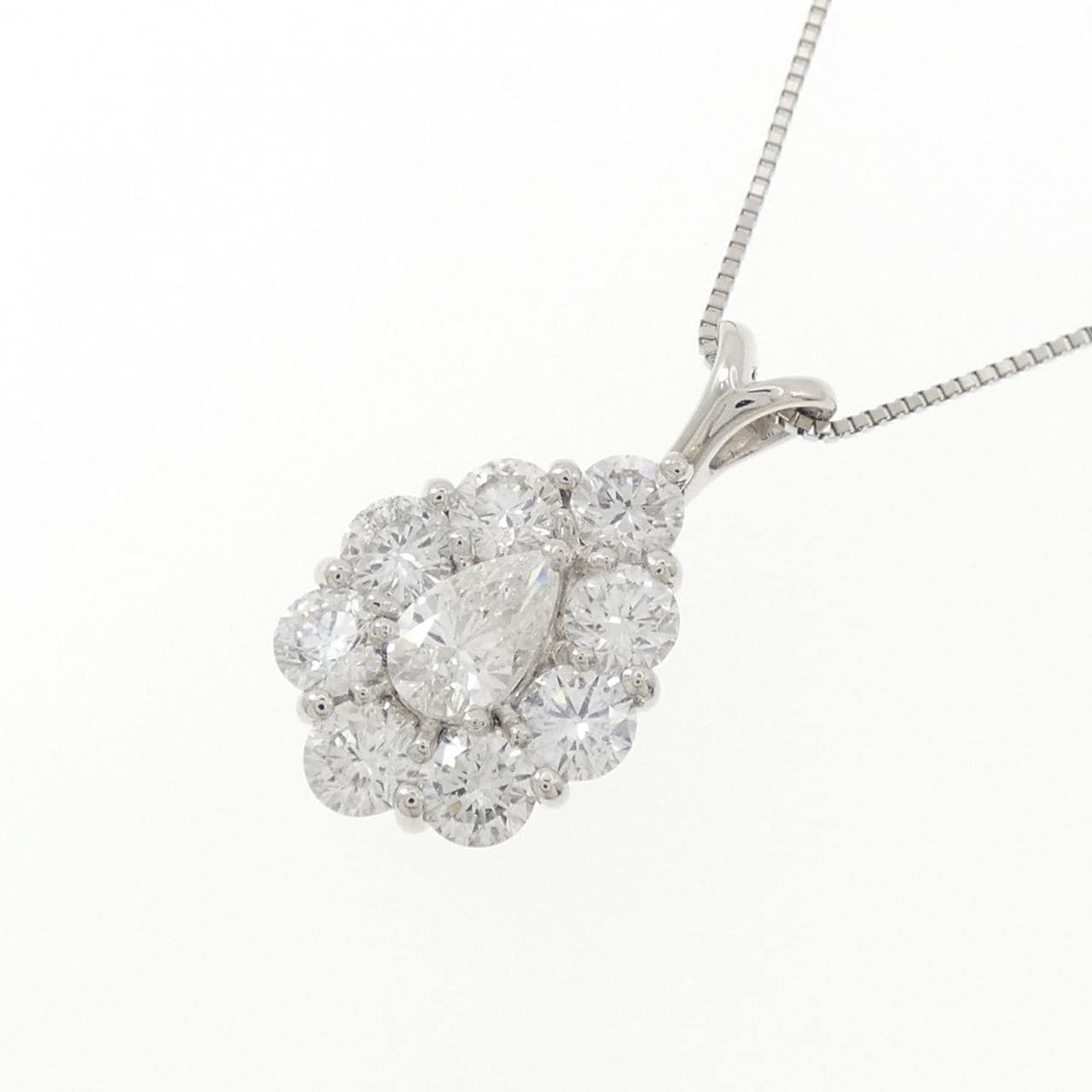PT900/PT850 ダイヤモンド ネックレス 0.452CT
