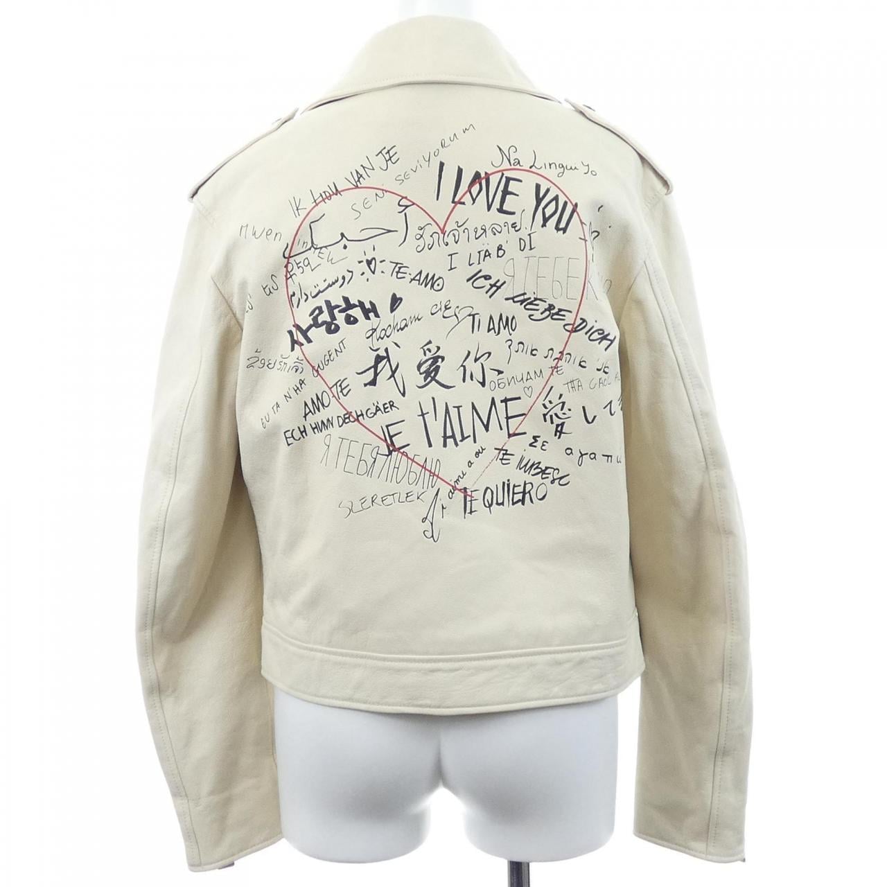 クリスチャンディオール CHRISTIAN DIOR 055V02WL201 レザーライダースジャケット