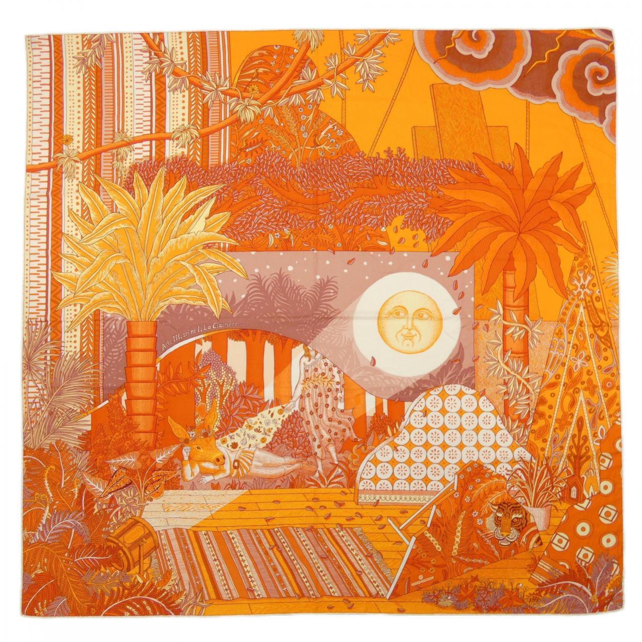 HERMES Acte III Scenei La Claire Carre Jean 140 Shawl