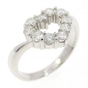PT ハート ダイヤモンド リング 0.50CT
