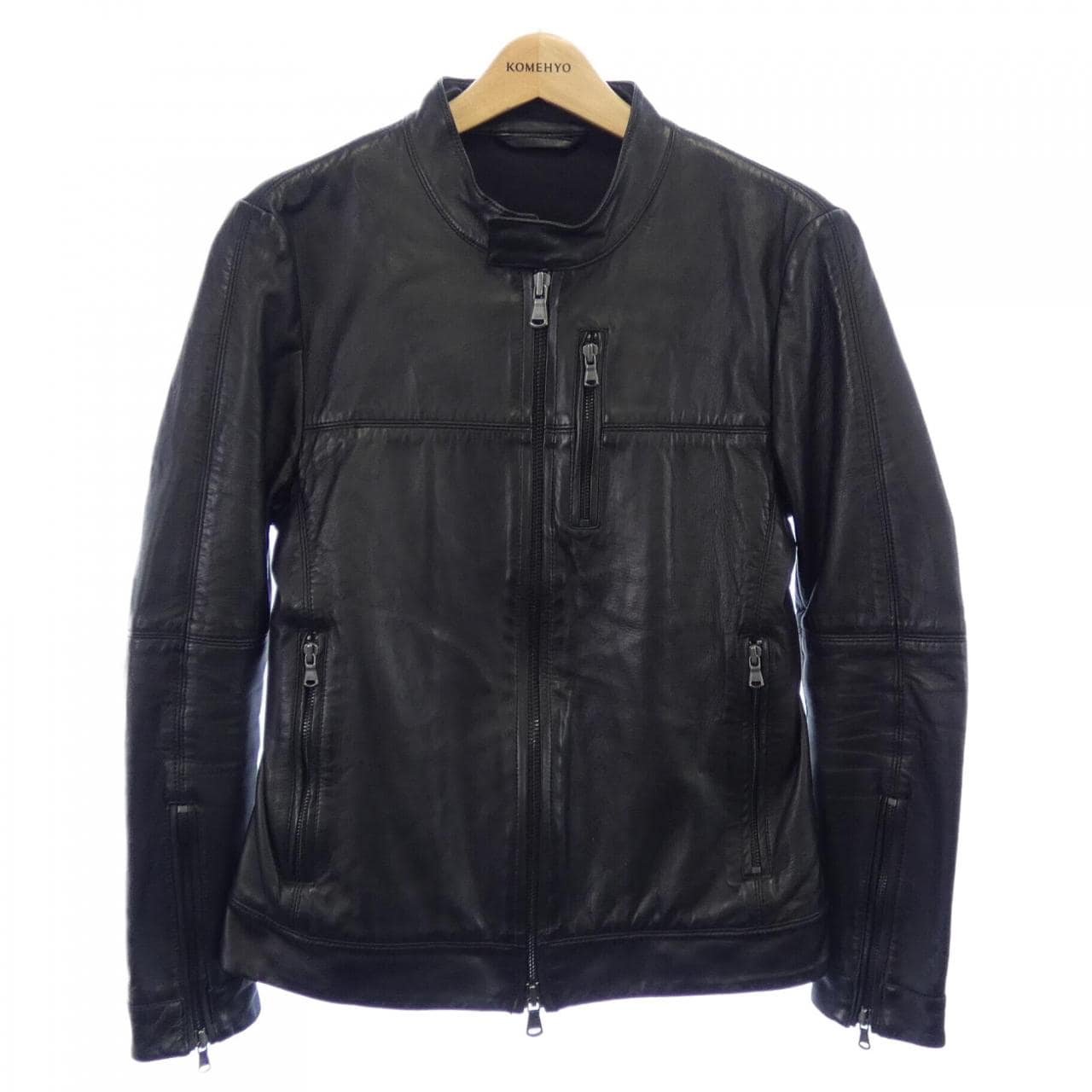 バーニーズニューヨーク BARNEYS NEW YORK レザーライダースジャケット