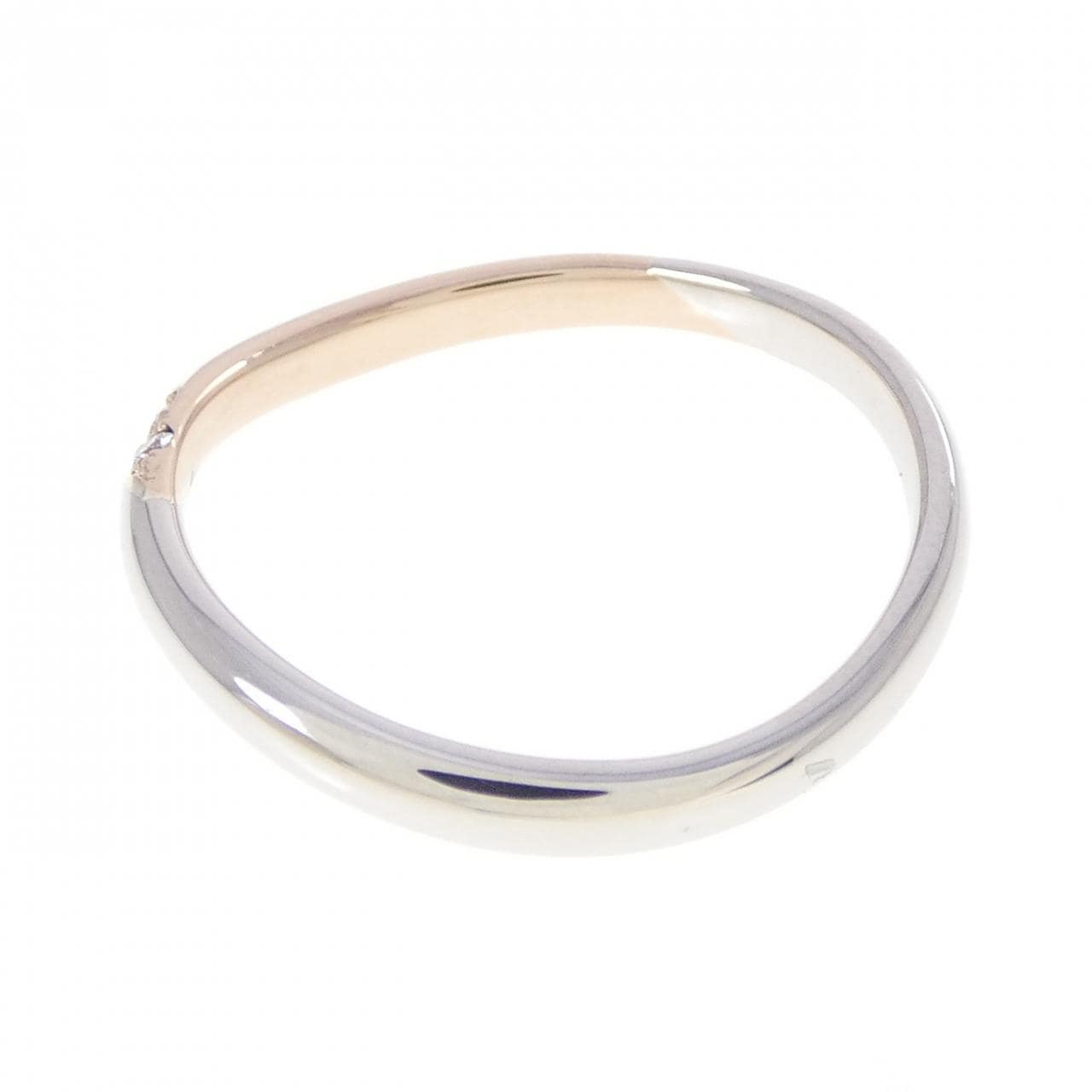 PT900/K18PG ダイヤモンド リング 0.04CT