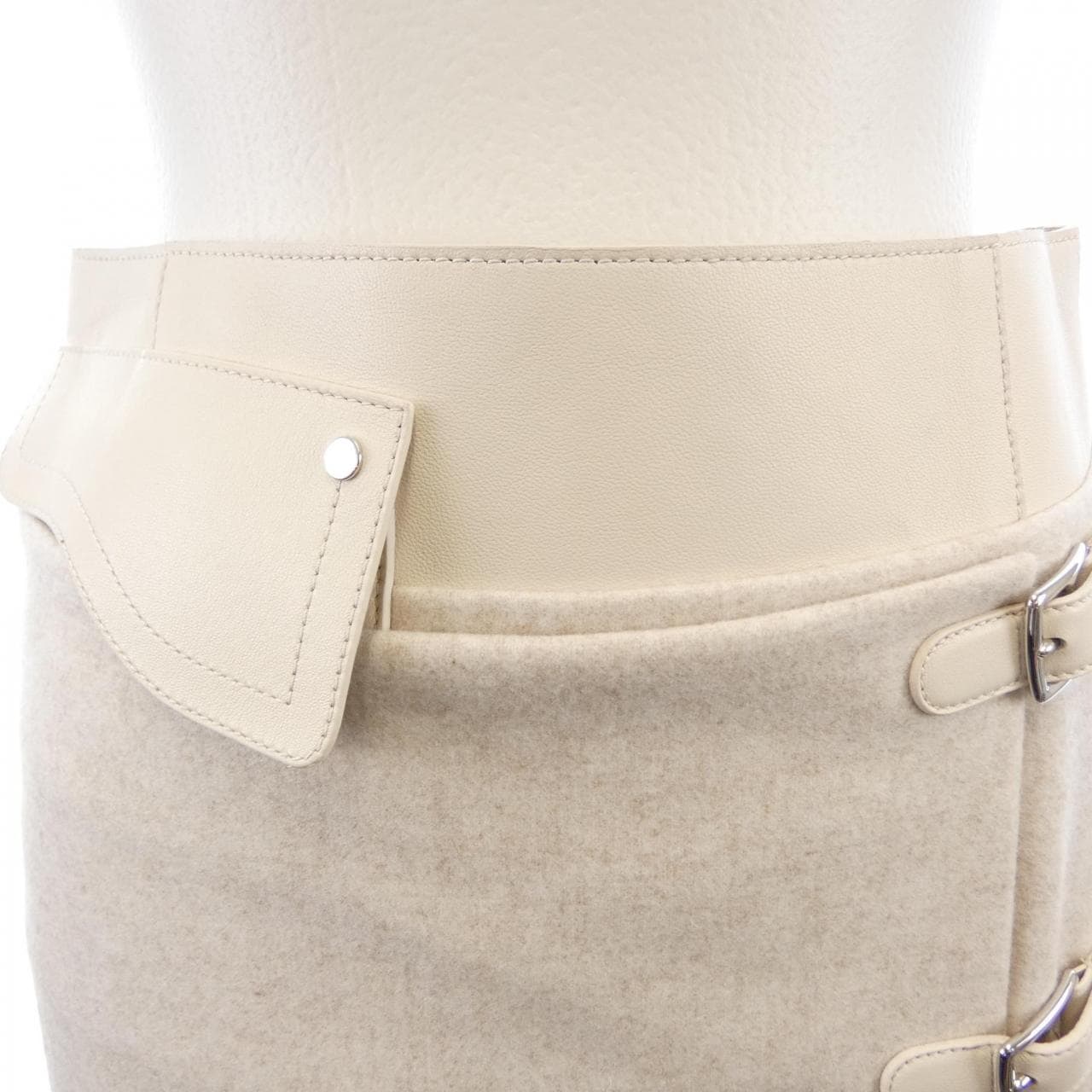 エルメス HERMES クルードセル エトリヴィエール 5H0316DC スカート