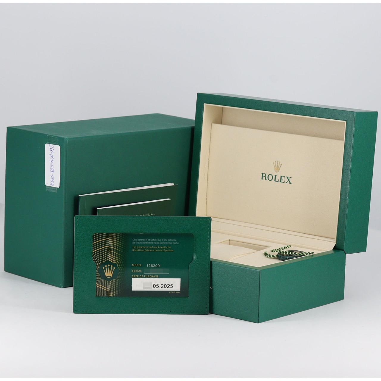 ロレックス デイトジャスト 126200･5 SS 自動巻 ランダム番