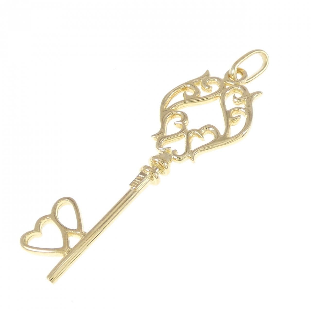 K18YG key pendant