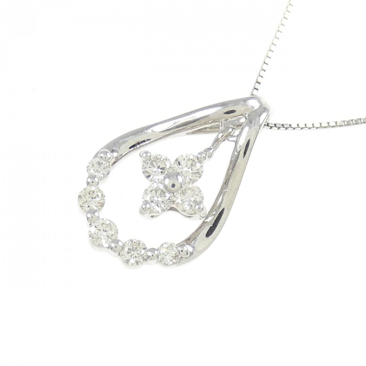 PT ダイヤモンド ネックレス 0.30CT