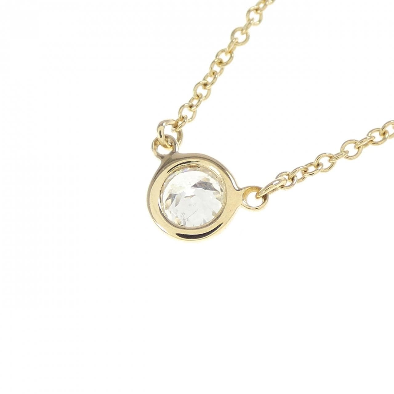 ティファニー バイザヤード ネックレス 0.23CT H VS2 3EXT