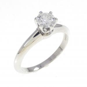 ティファニー クラシックソリティア リング 0.40CT