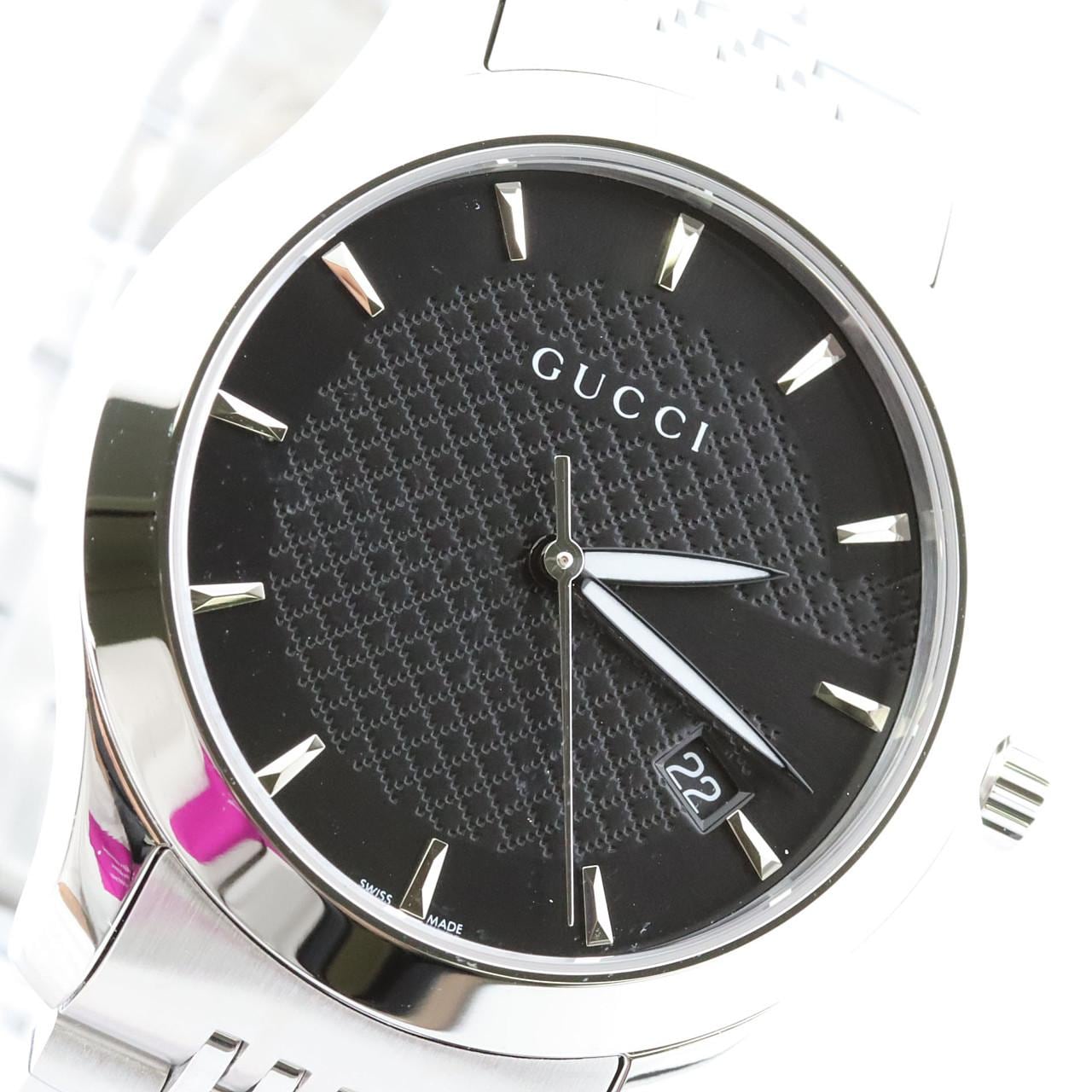 [新品] Gucci G Timeless 126.4/YA126402 SS石英