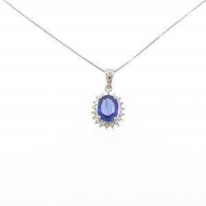 PT/PT850 サファイヤ ネックレス 1.24CT