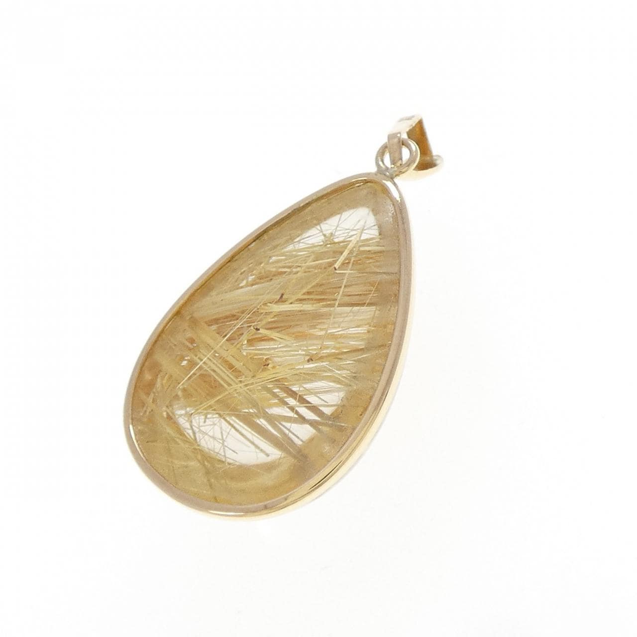 K18YG ルチルクオーツ ペンダント