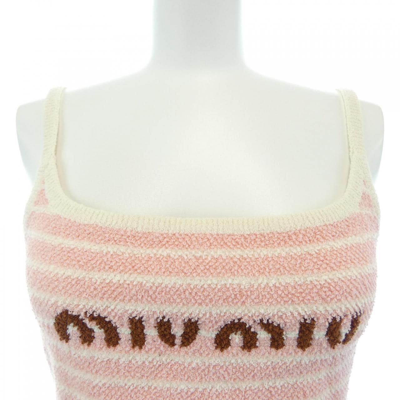 ミュウミュウ MIU MIU MIU MIU ロゴ MMV045 SEM0 119T キャミソール