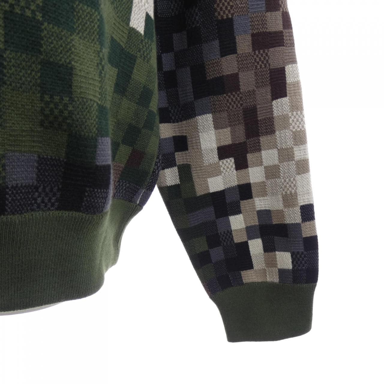 ルイヴィトン LOUIS VUITTON ダモフラージュコットンプルオーバー HQN72WAUR ニット