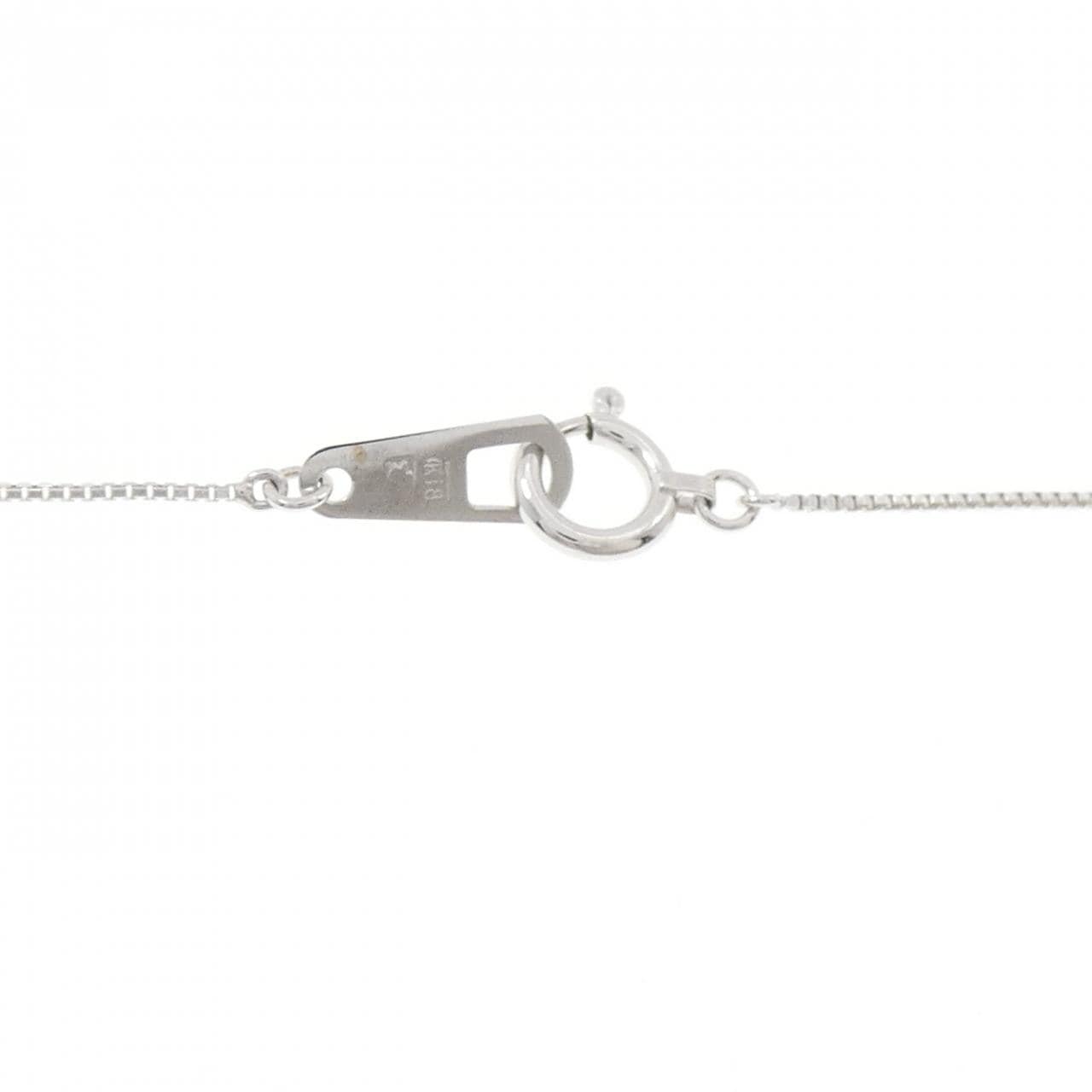 K18WG ダイヤモンド ネックレス 0.10CT