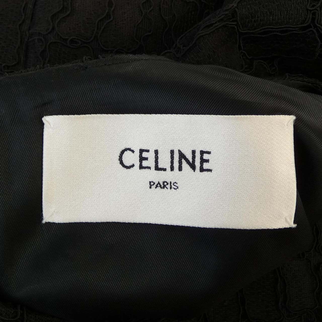 セリーヌ CELINE CROCODILE PATTERN LACE 2R166311D ワンピース
