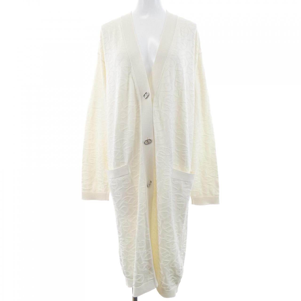 エルメス HERMES NAOUSSA CHAINE　CHAINE D'ANCRE 4E2732DC ロングカーディガン