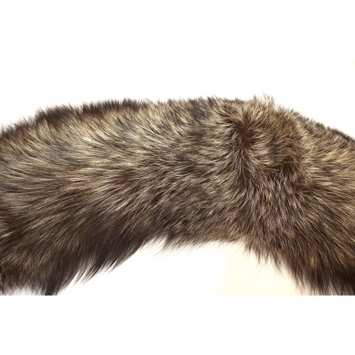 Silver fox fur stole