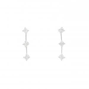 PT900 ダイヤモンド ピアス 0.30CT