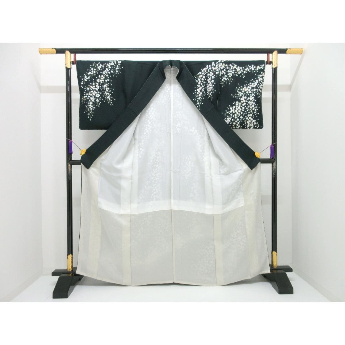 【未使用品】訪問着　友禅金彩加工　ボカシ染