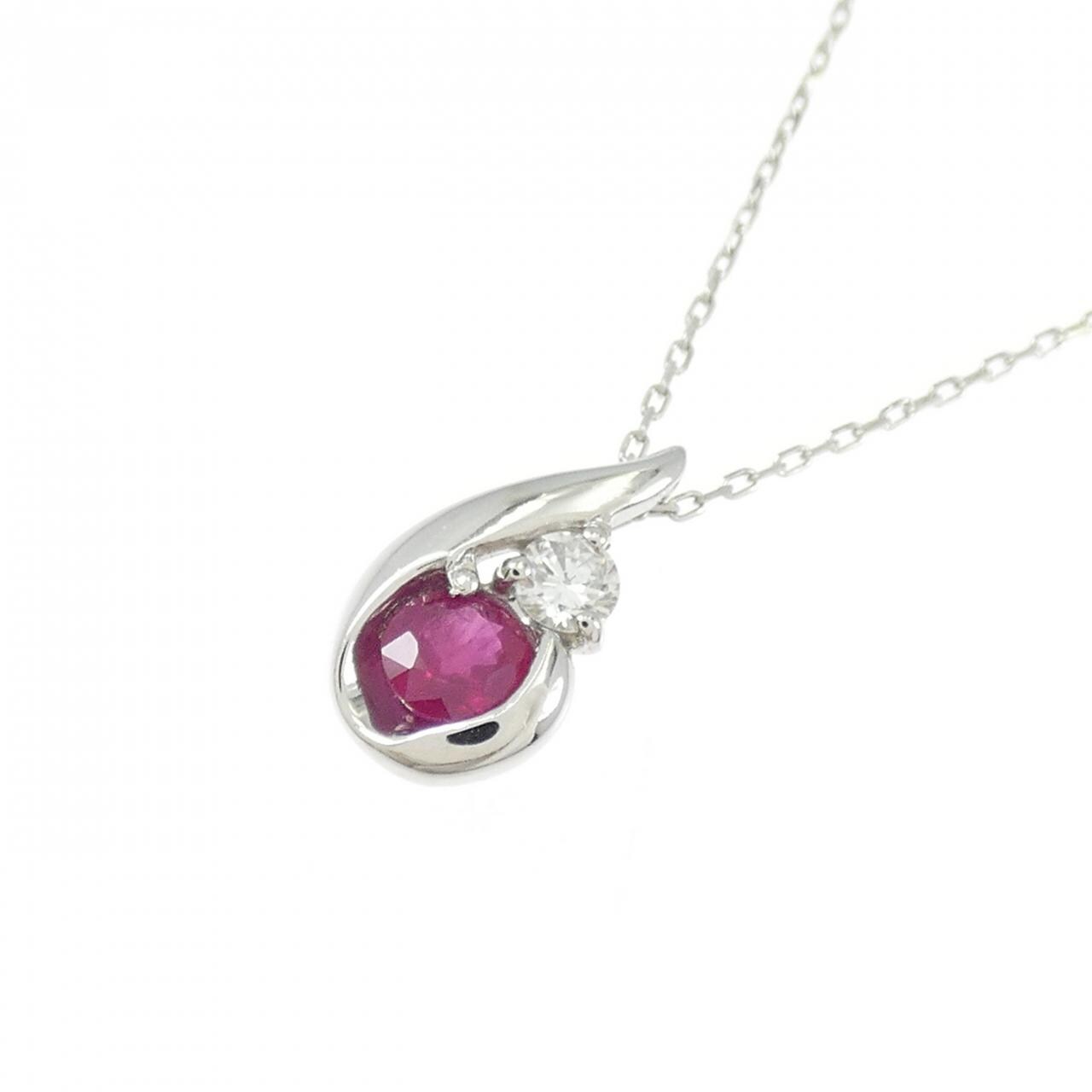PT900/PT850 Ruby Necklace