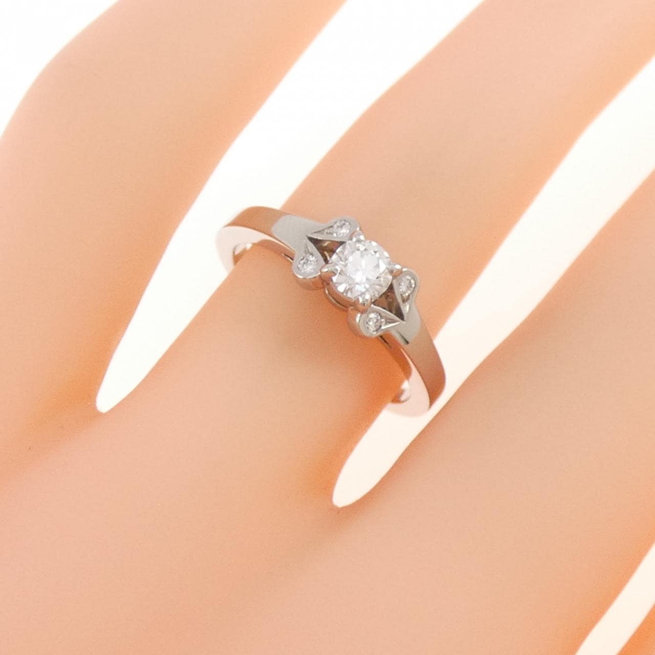 カルティエ バレリーナ リング 0.21CT D IF EXT