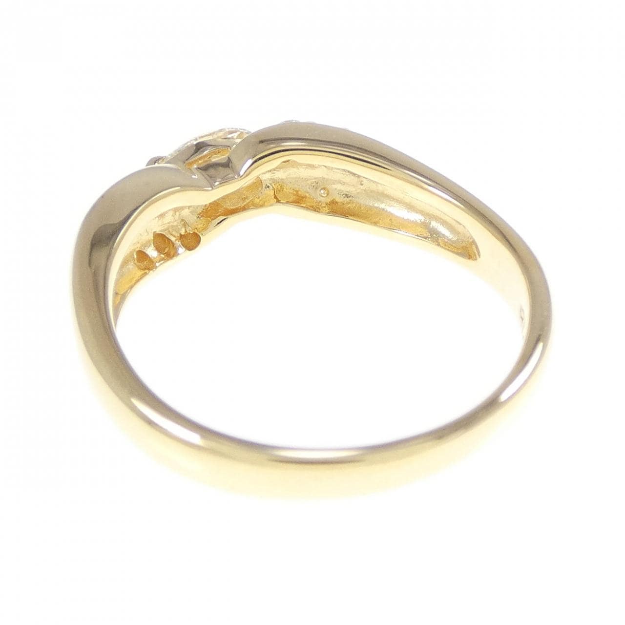 K18YG ダイヤモンド リング 0.18CT