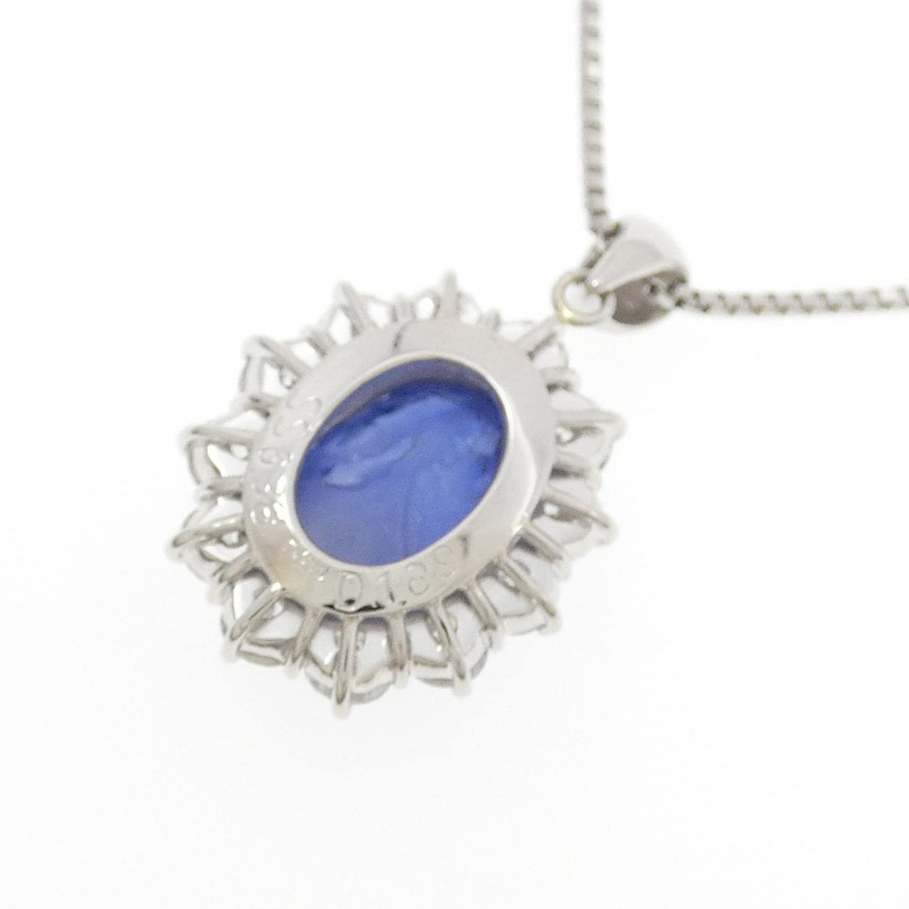 PT900/PT850 スターサファイヤ ネックレス 6.38CT