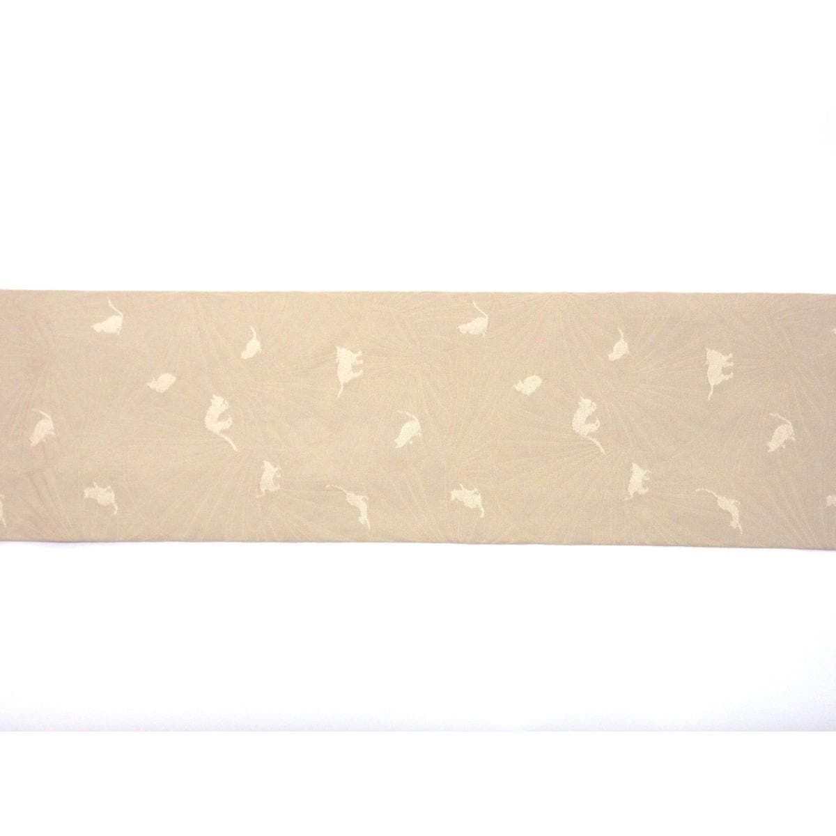 【新品】半幅帯　猫