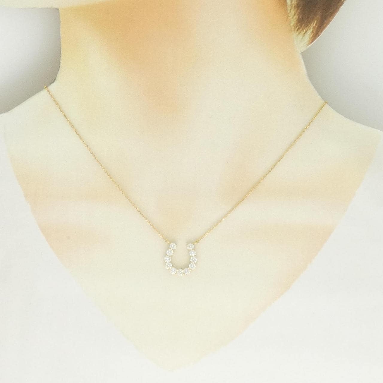 【新品】K18YG ダイヤモンド ネックレス 1.001CT E VVS2-SI1 VG-GOOD