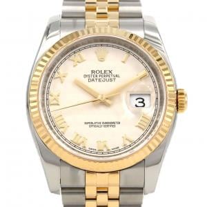 ロレックス デイトジャスト 116233 SSxYG 自動巻 ランダム番