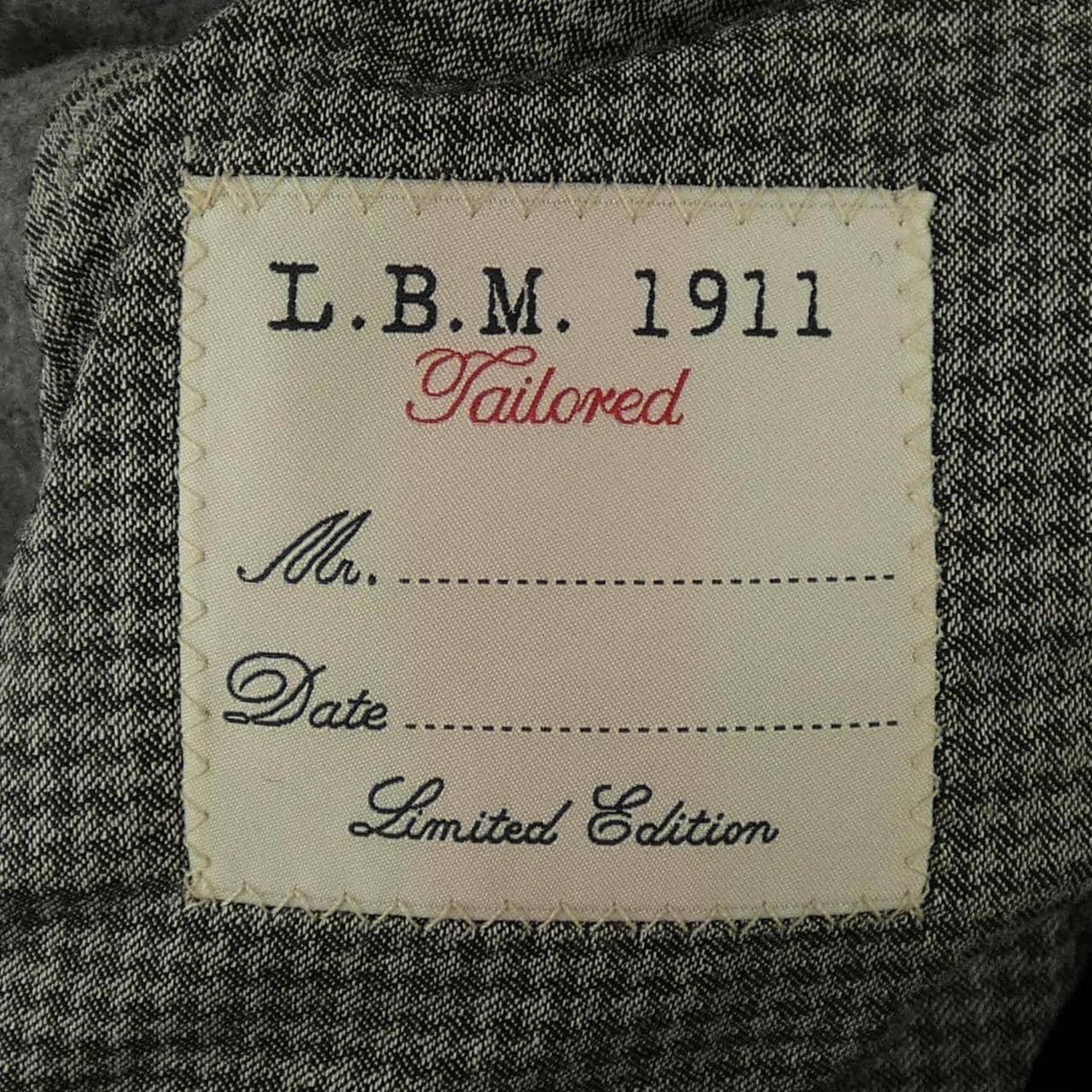 エルビーエム1911 L.B.M 1911 コート