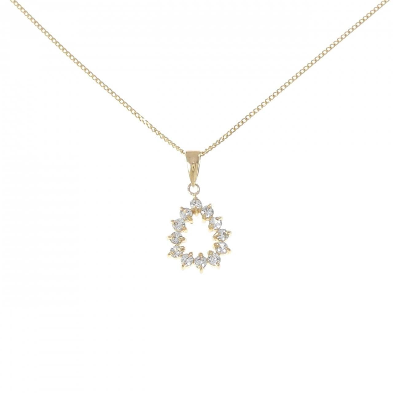 K18YG キュービック ネックレス