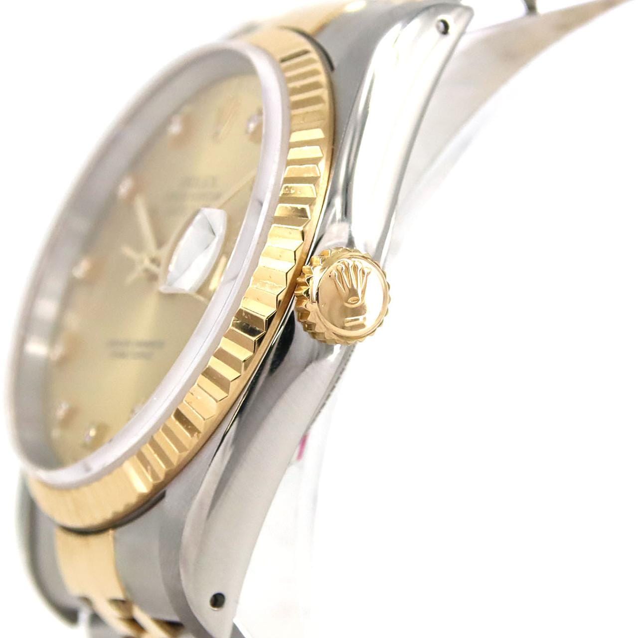 ロレックス デイトジャスト 16233G. SSxYG 自動巻 X番