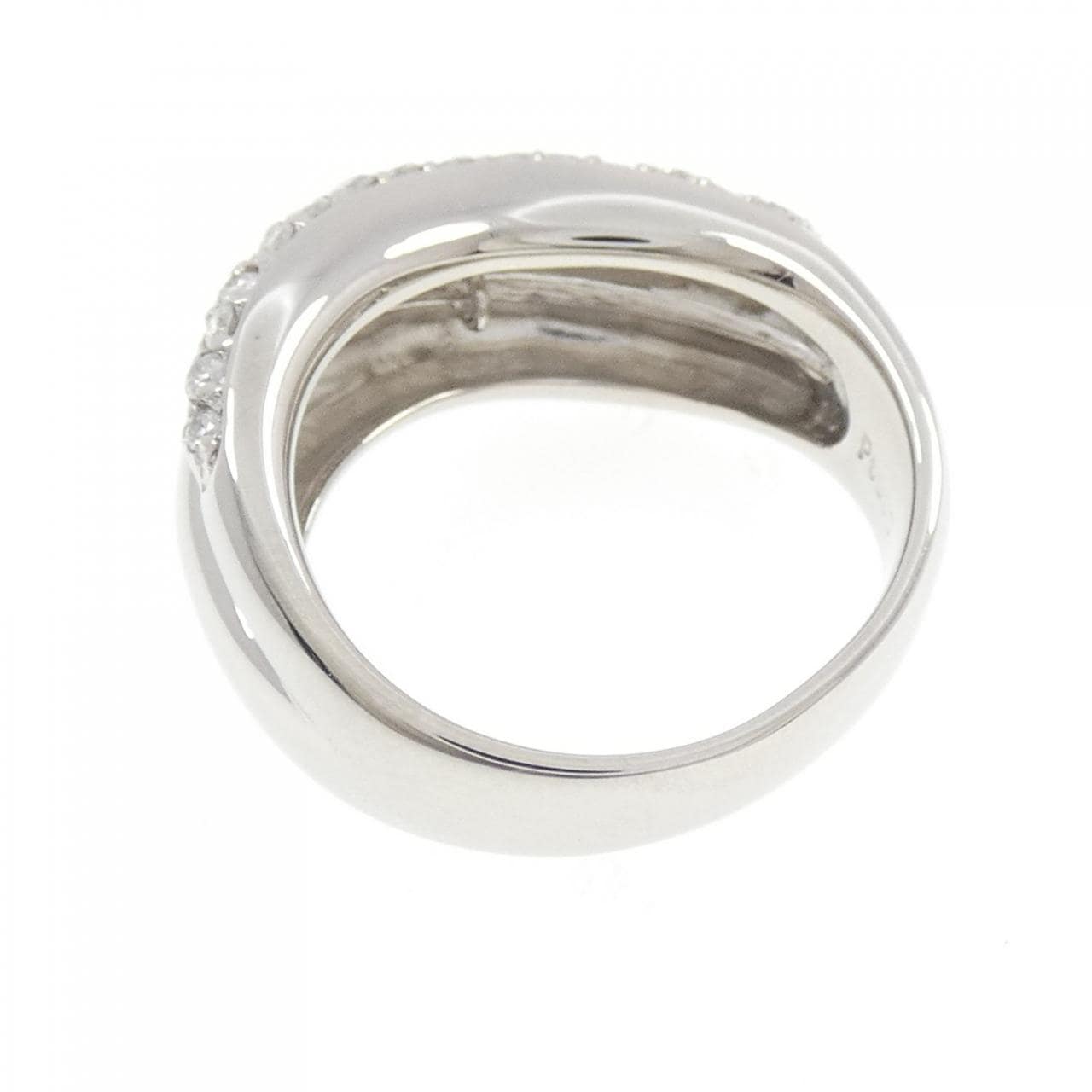 PT900 パヴェ ダイヤモンド リング 0.60CT