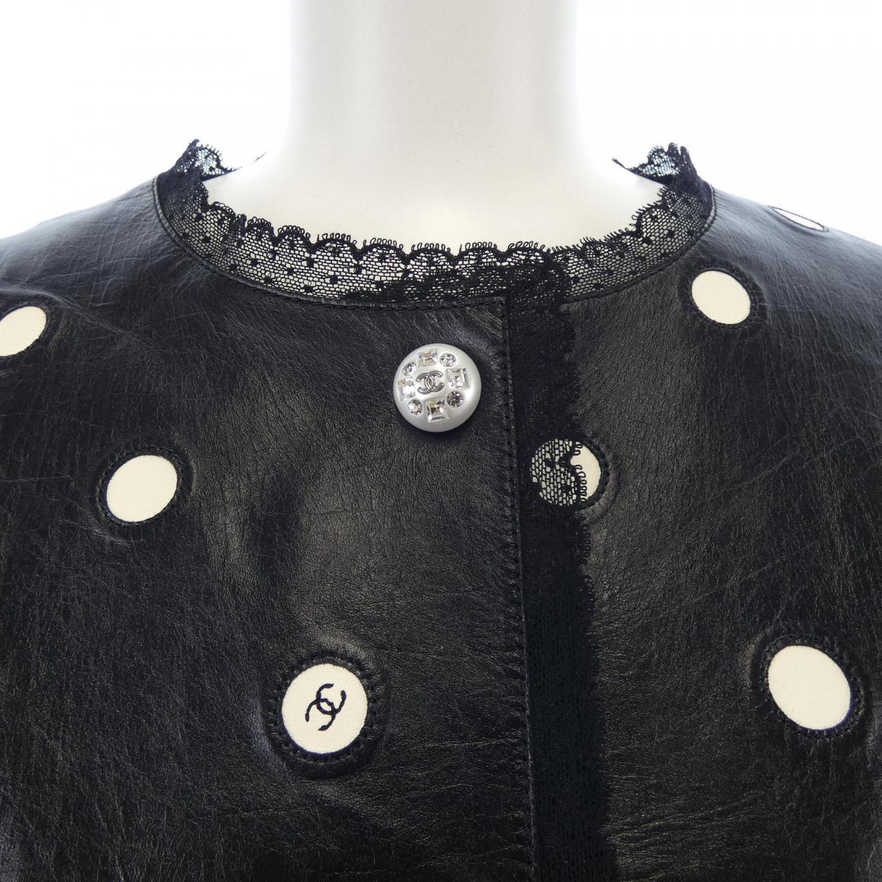 シャネル CHANEL P74904C66536 レザージャケット