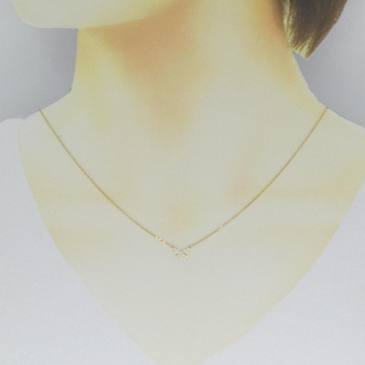 アーカー バタフライ ネックレス 0.06CT