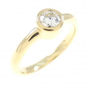 K18YG ダイヤモンド リング 0.244CT